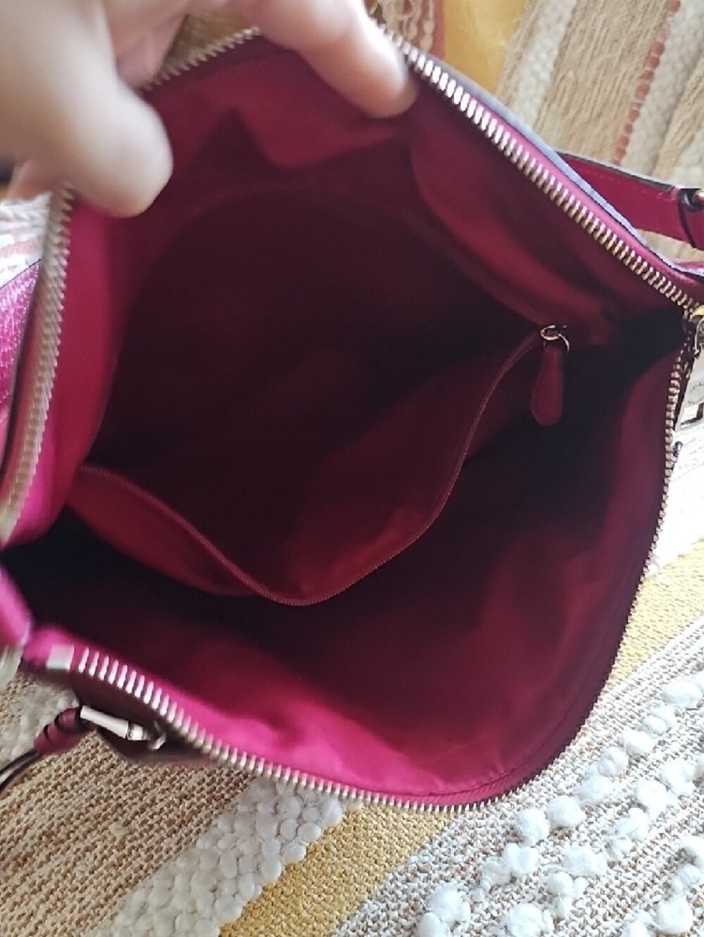 COACH Marlon Hobo In Dark Berry - Picture 8 of 11